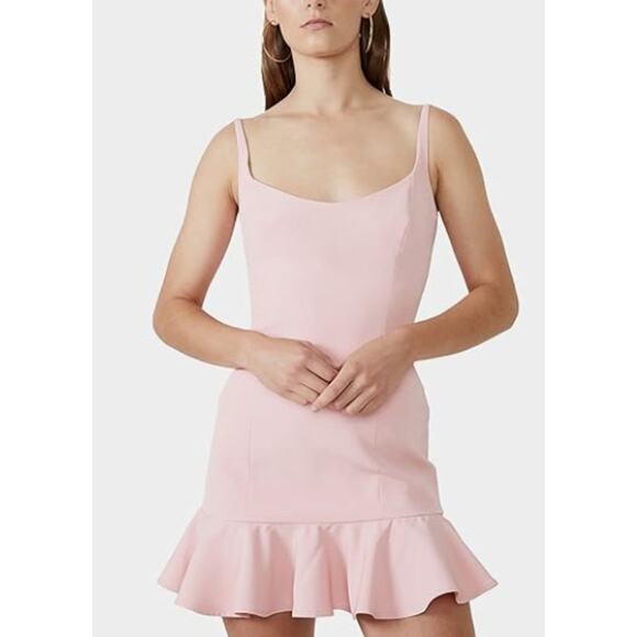 BARDOT Womens Gigi Mini Dress US 12 XL Pink Blossom Sleeveless NWT - Picture 1 of 12